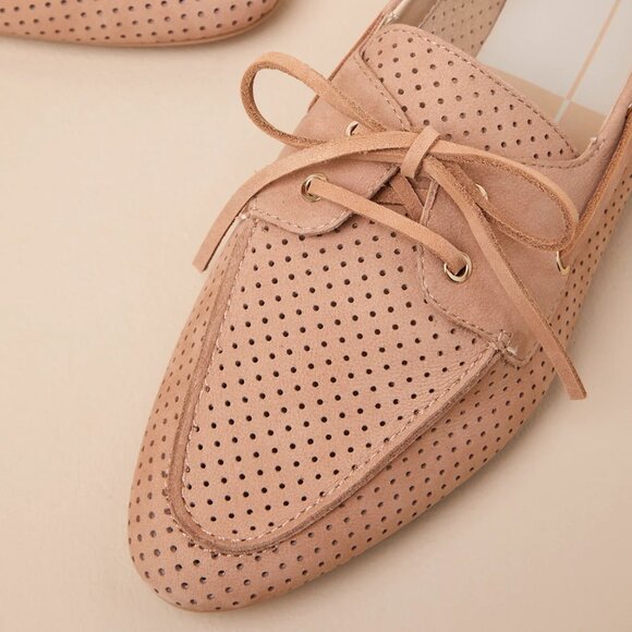 Dolce Vita Lakin Bamboo Nubuck Leather Loafers - Picture 3 of 13